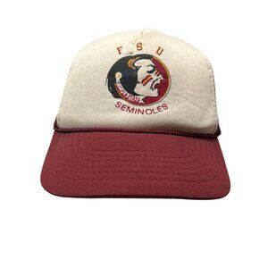 Florida State Seminoles Snapback Trucker Hat Cap‎ Dad FSU Football Vintage 80's